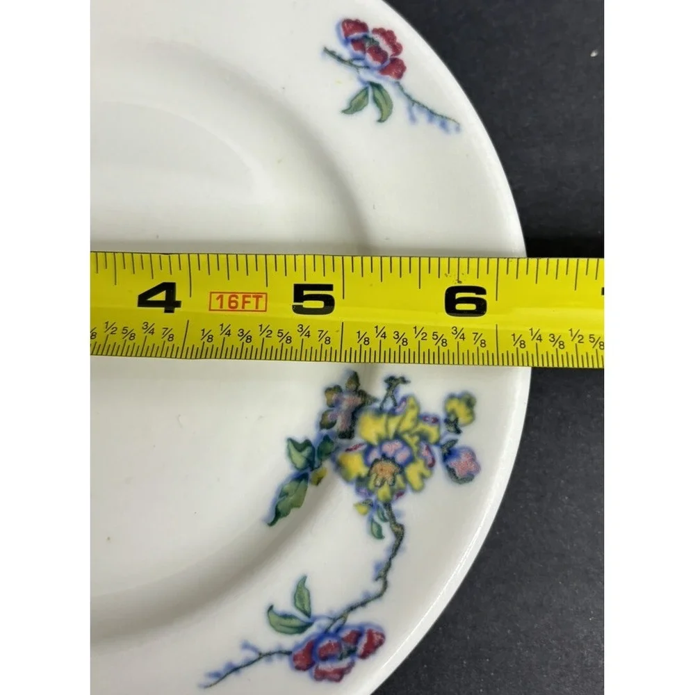 2 Mayer China Rosedale Bread Plates 6 1/4